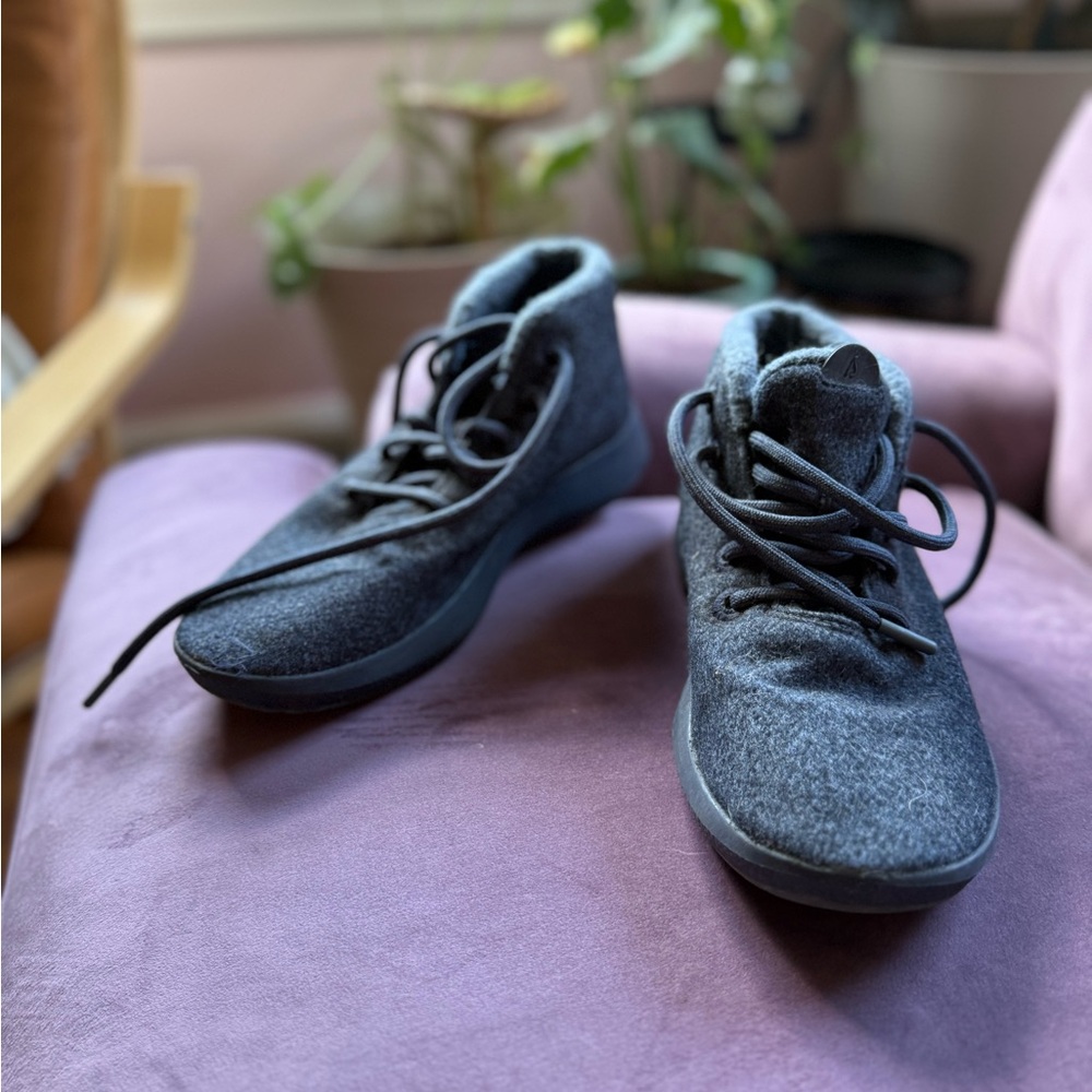 Allbirds Blue Hi-Top Sneakers